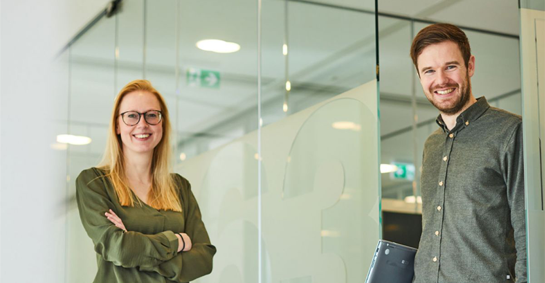 Collega's Lisette en Lorenzo