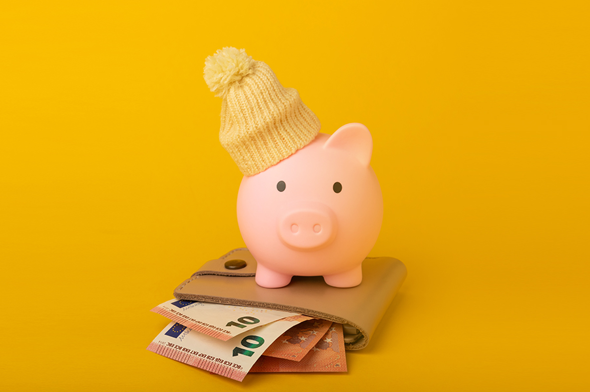 Spaarvarken met geld foto Stolp+KAB nieuws